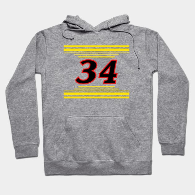 Michael McDowell #34 2024 NASCAR Design Hoodie by AR Designs 